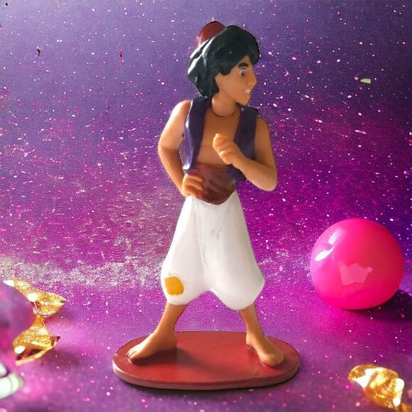 Disney Aladdin Prince Ali‎ Figure Cake Topper PVC 3.5" Mini Figurine Plastic. - Picture 16 of 16